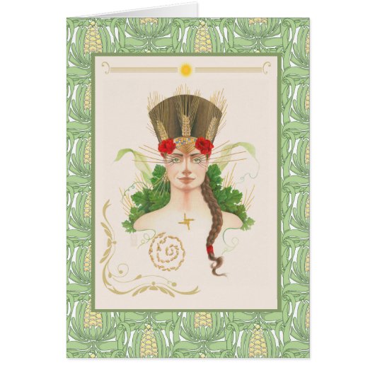 Lughnasadh Goddess Tailtiu Cards (Front)