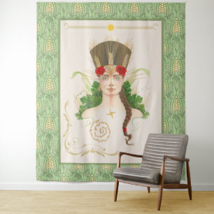 Lughnasadh Goddess Tailtiu Tapestry
