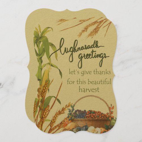 Lughnasadh greetings card