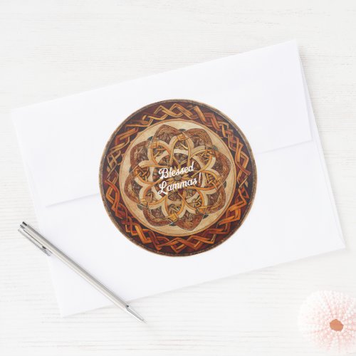  Lughnasadh Party Collection _ Vintage Nordica Classic Round Sticker