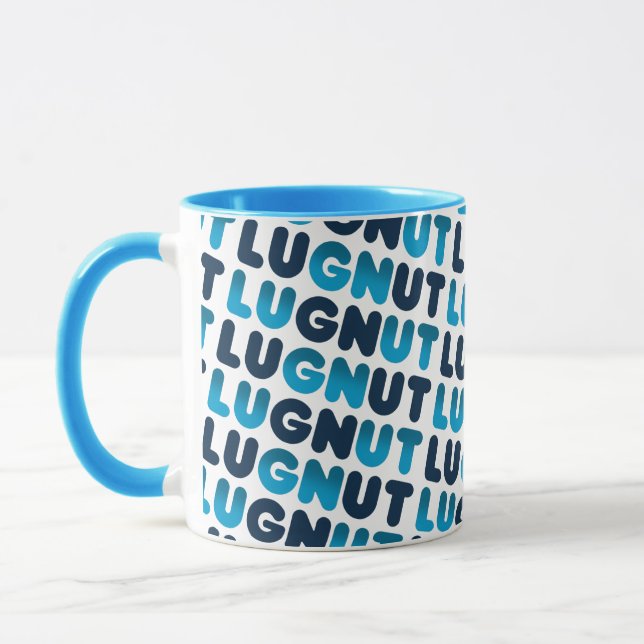 Lugnut Donut Winter Mug (Left)