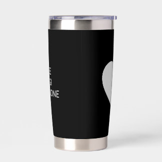 Luigi Mangione Support Message Pillow Insulated Tumbler