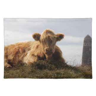 Luing cow on the Isle of Islay, Scotland Placemat