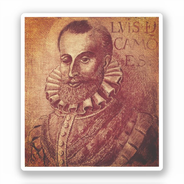 Luís de Camões Sticker (Front)