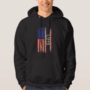Luis First Name Shirt Luis Name American Flag