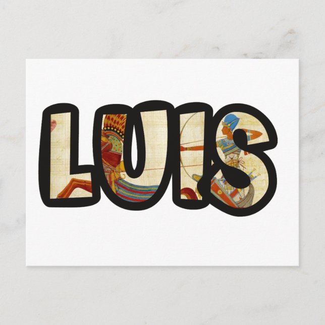 LUIS POSTCARD (Front)