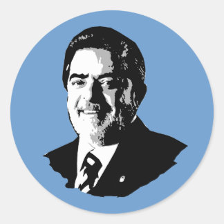 Luiz Inácio Lula da Silva Classic Round Sticker