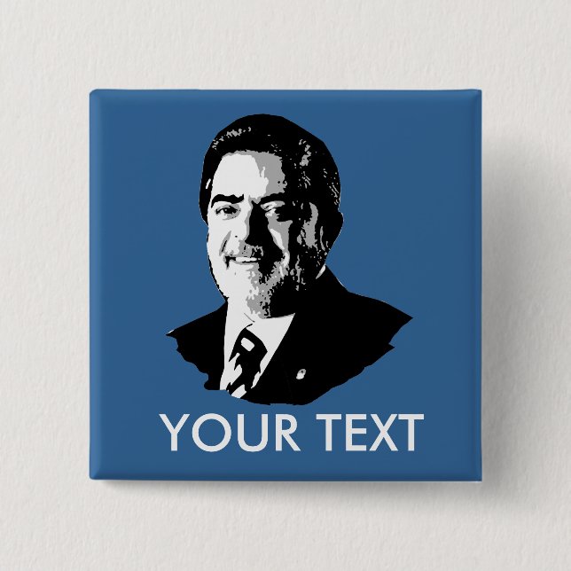 Luiz Inácio Lula da Silva Pinback Button (Front)