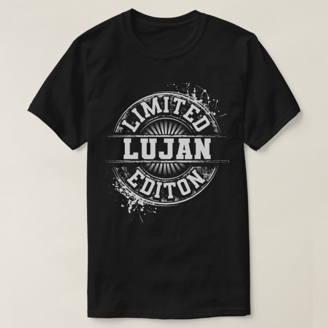 LUJAN Funny Surname Family Tree Birthday Reunion G T-Shirt (Design Front)