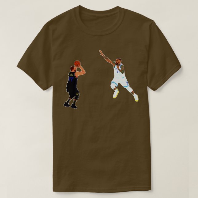 luka doncic game winner vs timberwolves TShirt (Design Front)