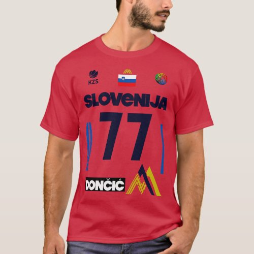 Luka Doncic Slovenija Fan Design 2 T_Shirt