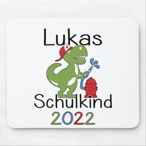 Lukas 2022 T_Rex Enrollment First Graders 2022 Mouse Pad