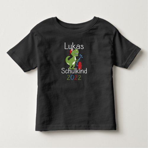 Lukas 2022 T_Rex Enrollment First Graders 2022 Toddler T_shirt