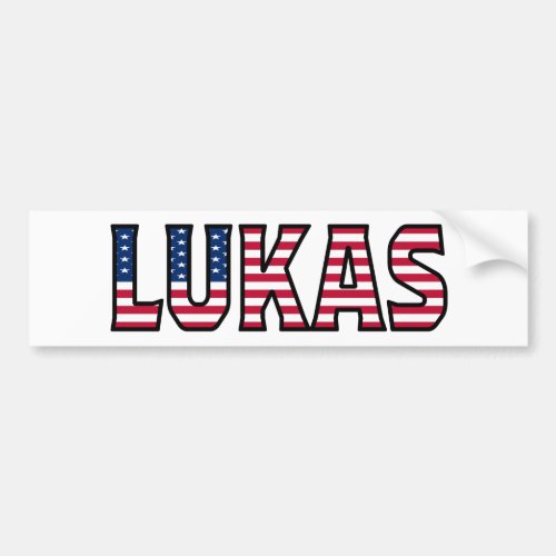 Lukas Name Vorname USA Aufkleber Sticker Auto
