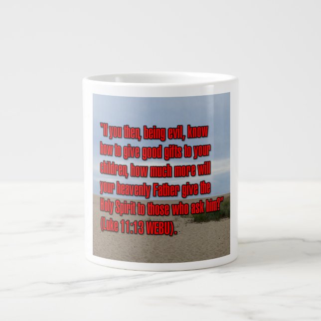 Luke 11:13 WEBU Mug (Front)