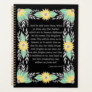 Luke 11:2-4 Bible Verse Calendar Planner