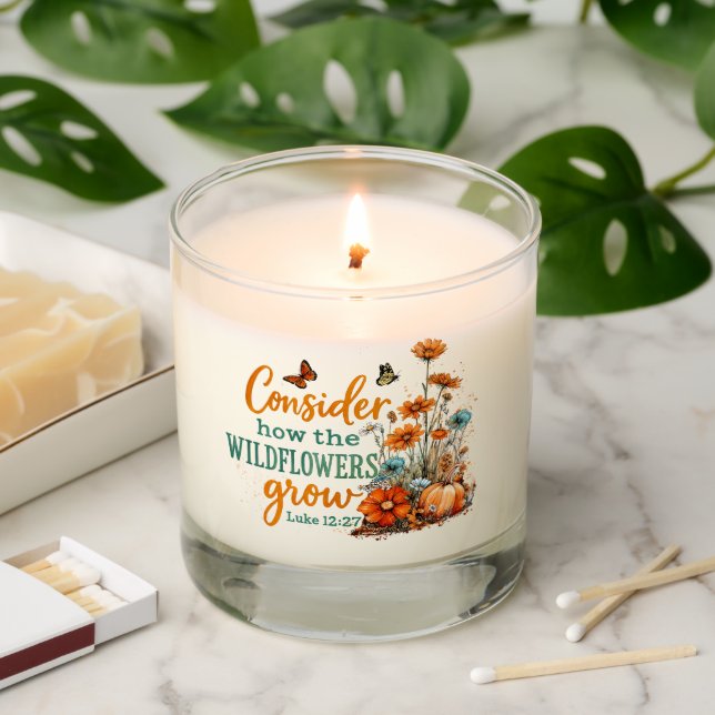 Luke 12:27  scented candle (Lit)