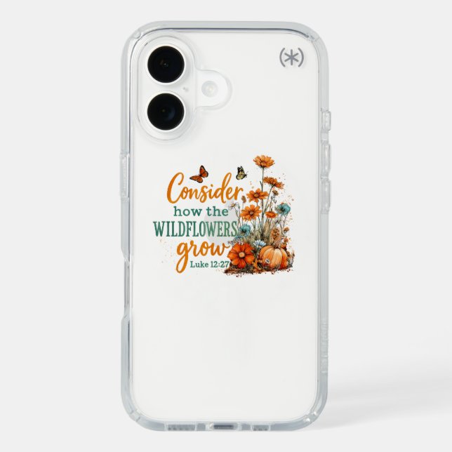 Luke 12:27  speck iPhone case (Front)