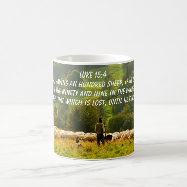 LUKE 15:4 COFFEE MUG (Center)