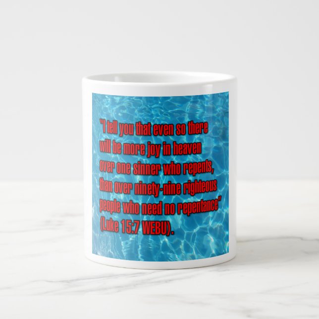 Luke 15:7 WEBU Mug (Front)