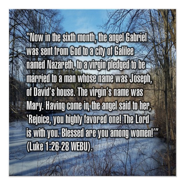 Luke 1:26-28 WEBU Poster (Front)