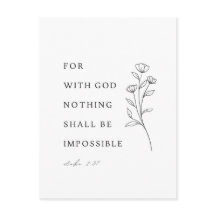 Luke 1:37 Bible Verse