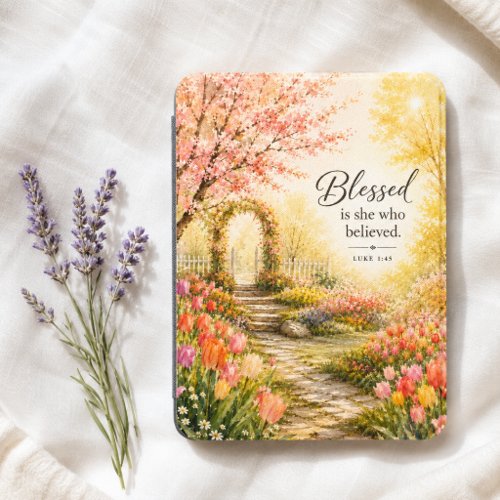 Luke 1:45 Blessed Scripture Kindle Cover
