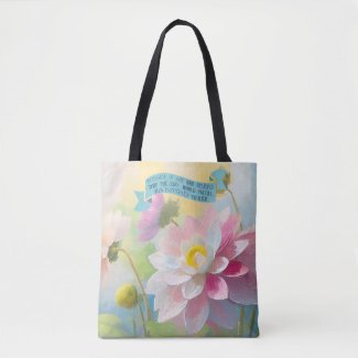 Luke 1:45,Dahlia Flower, Bible Quotes Mothers