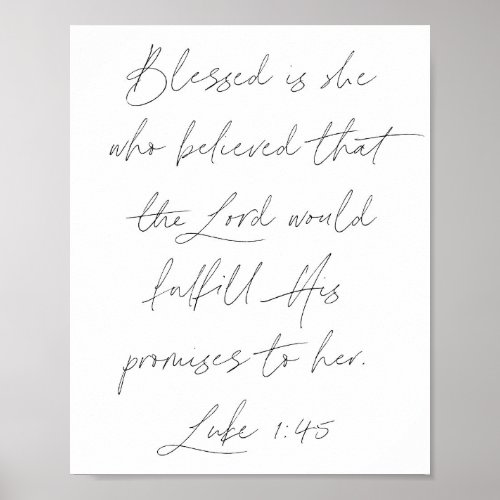 Luke 145 poster