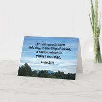Luke 2:11 For unto you is born this day