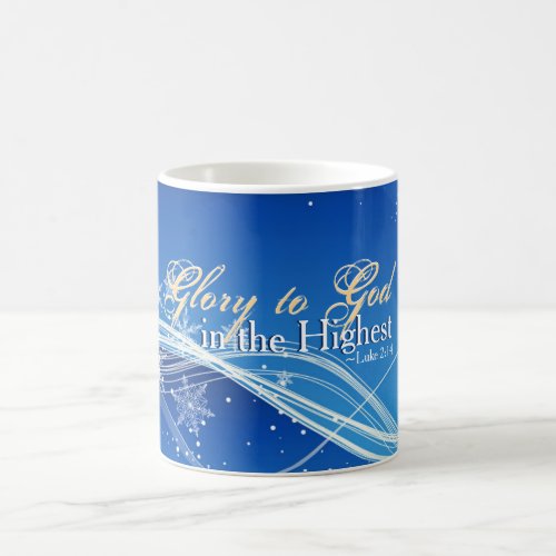 Luke 214 Glory to God in the Highest Christmas Coffee Mug