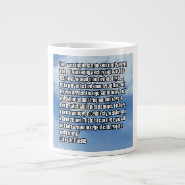 Luke 2:8–12 WEBU Mug (Front)