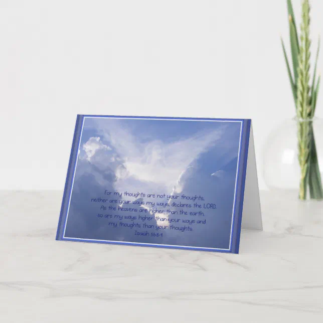 Luke 4:10, Angels watch over You, Encouragement Card | Zazzle