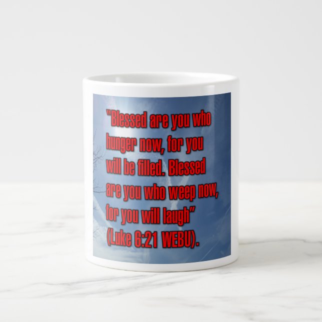 Luke 6:21 WEBU Mug (Front)