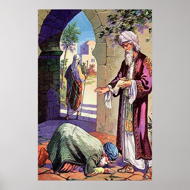 Luke 7:40 50 A Story About Forgiving Poster (Front)