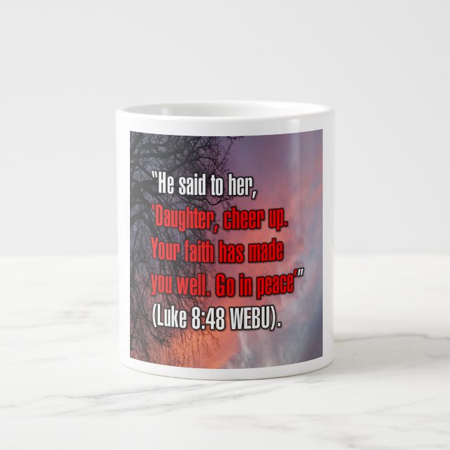 Luke 8:48 WEBU Mug (Front)