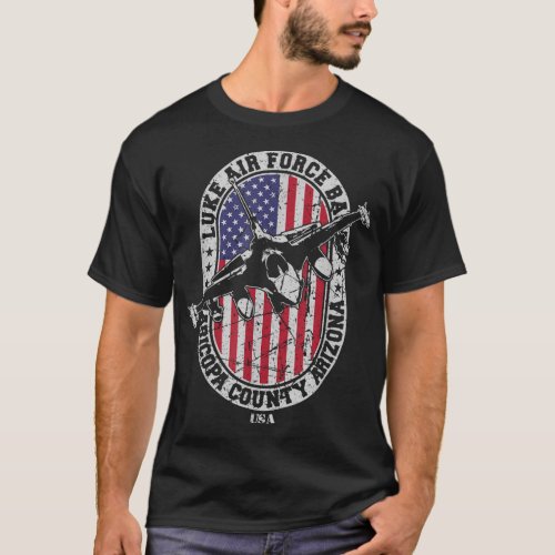 Luke Air Force Base USAF F_16 Flagship 56th Fighte T_Shirt