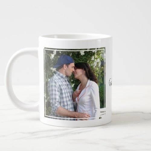 Luke and Lorelai Kiss Giant Coffee Mug