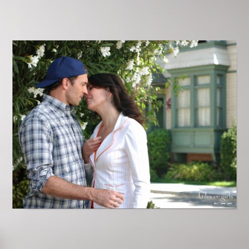 Luke and Lorelai Kiss Poster