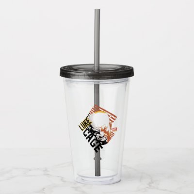 Luke Cage Badge Acrylic Tumbler