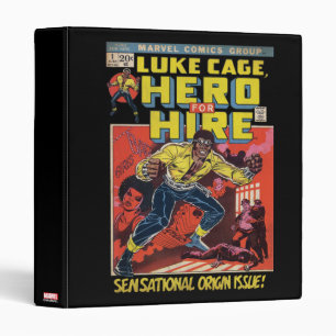 Luke Cage Comic #1 3 Ring Binder