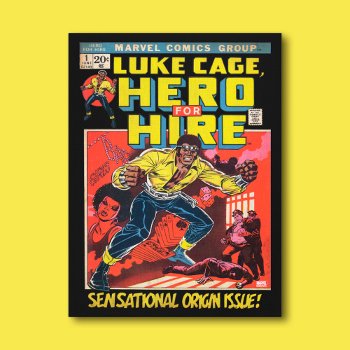 Luke Cage Comic #1 Canvas Print by marvelclassics at Zazzle