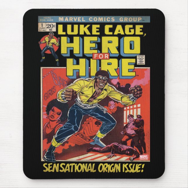Luke Cage Comic #1 Mouse Pad (Front)