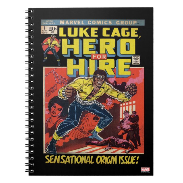 Luke Cage Comic #1 Notebook (Front)