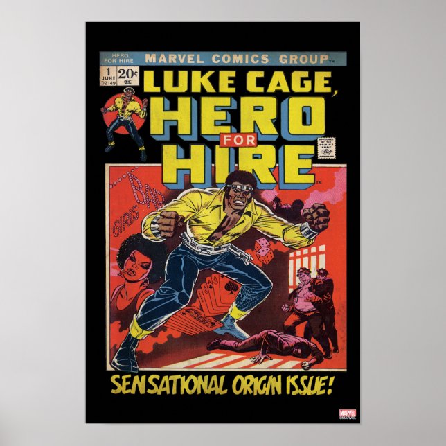 Luke Cage Comic #1 Poster (Front)