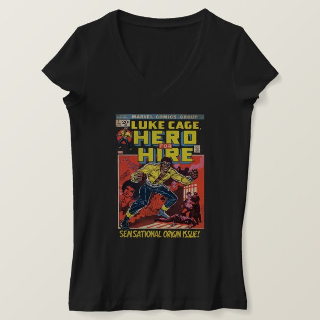 Luke Cage Comic #1 T-Shirt (Design Front)