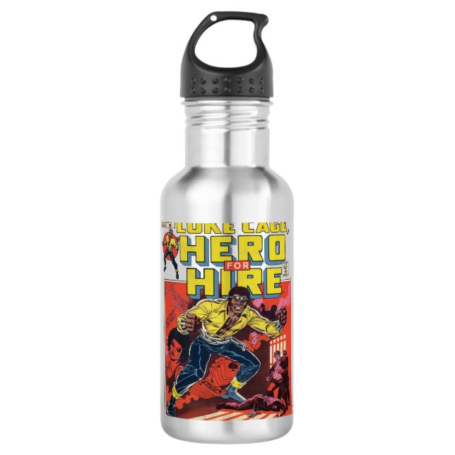 Luke Cage Comic #1 Water Bottle (Front)