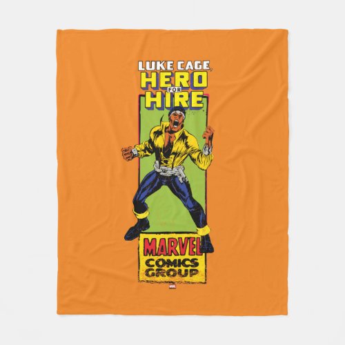 Luke Cage Comic Graphic Fleece Blanket