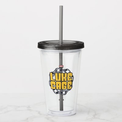 Luke Cage | Name in Chains Graphic Acrylic Tumbler