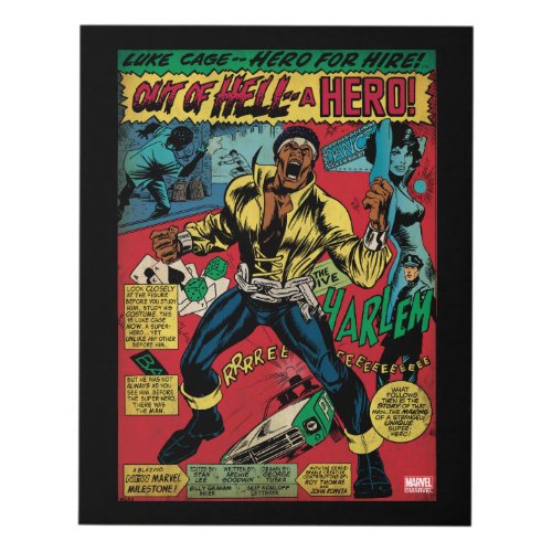 Luke Cage Out Of Hell Panel Wall Art